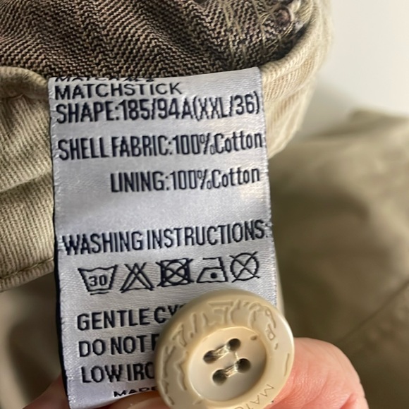 Matchstick Khaki Cargo Pants-Drawstring cuffs- Size 38 - Picture 10 of 14